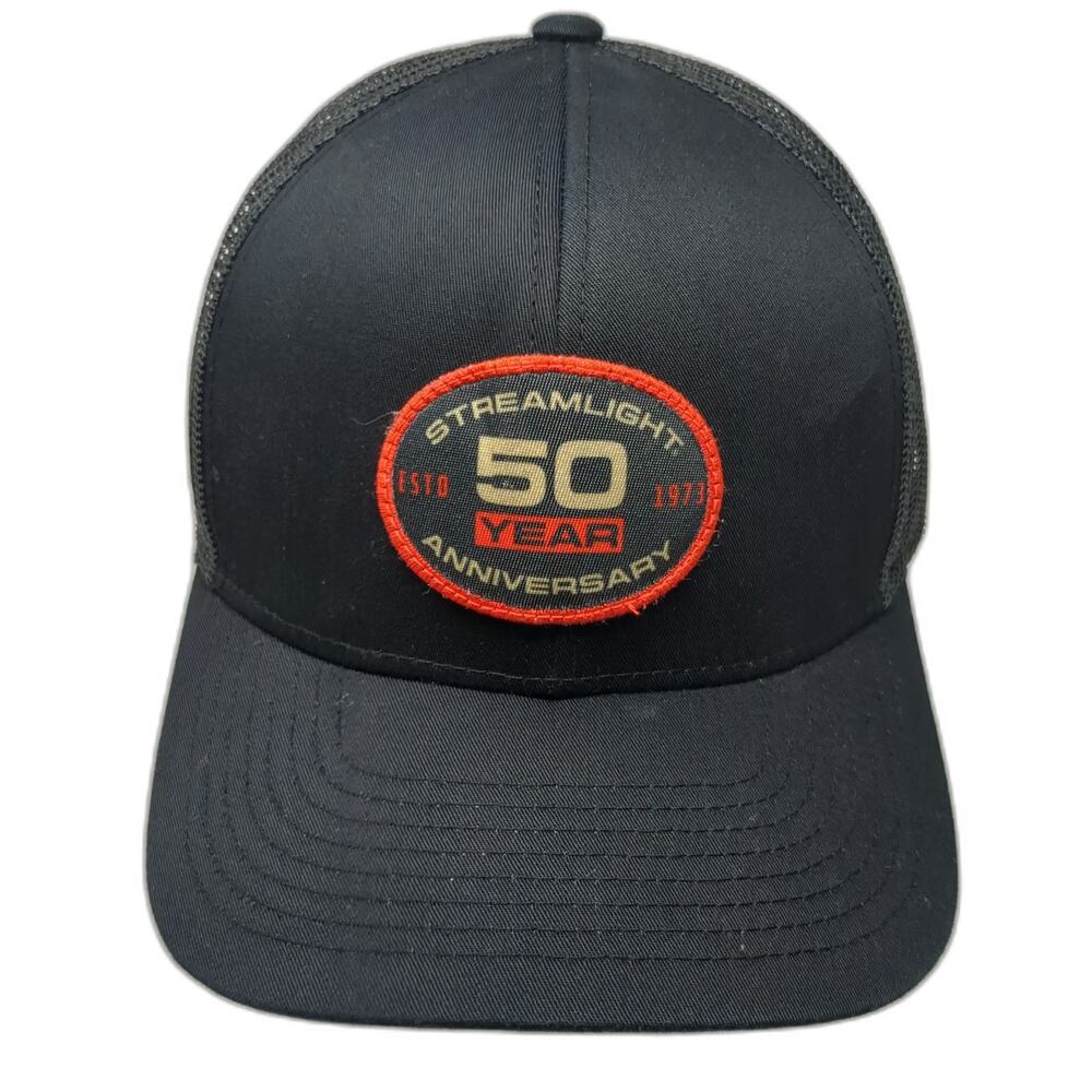 Sportex Trucker Hat Black One Size Streamlight 50 Year Anniversary Mesh Snapback